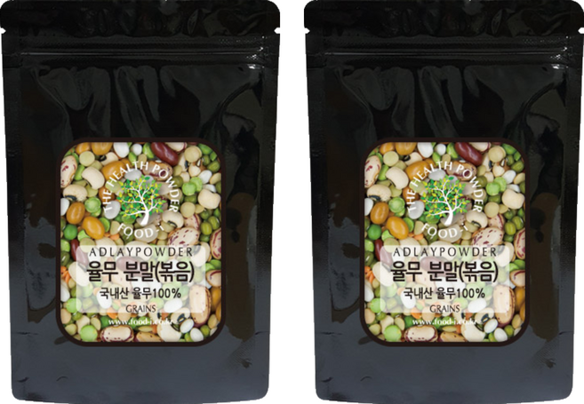 스쿨아이 국내산 율무 분말 볶음, 200g, 2개