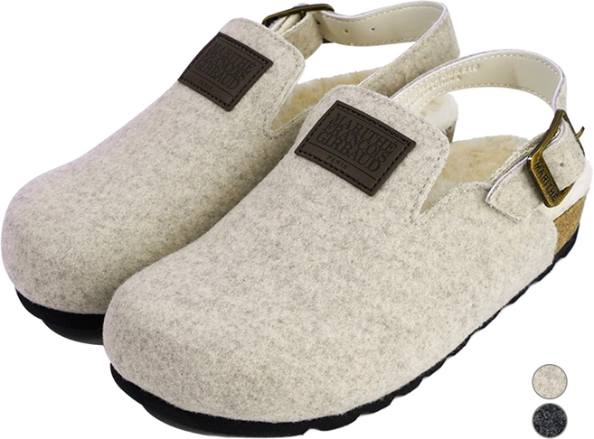 MaritheFrancoisGirbaud 毛氈繫帶洞洞鞋