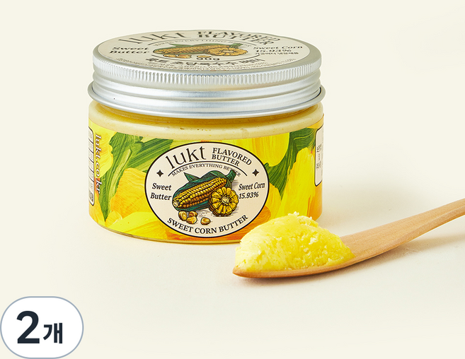 룩트 초당옥수수 버터, 90g, 2개