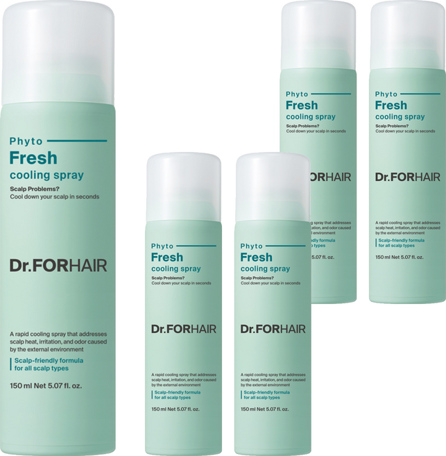 닥터포헤어 피토프레시 두피 쿨링 스프레이, 150ml, 5개