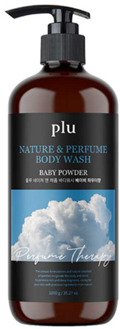 플루 네이처 앤 퍼퓸 바디워시 베이비파우더향, 1kg, 1개