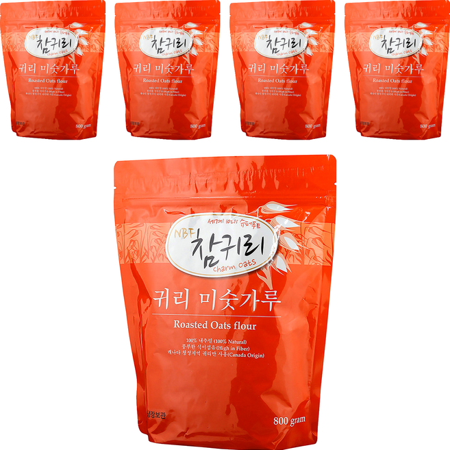 참귀리 미숫가루, 800g, 5개