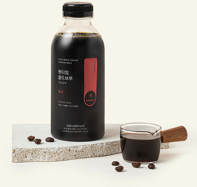 핸디엄 냉장 콜드브루 커피원액 케냐, 500ml, 1개