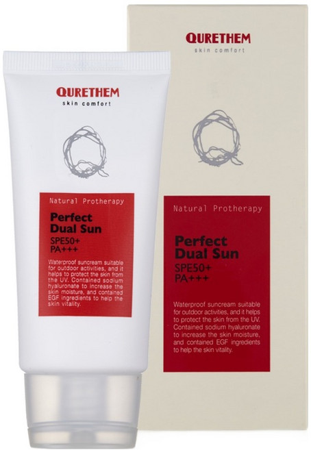 큐어덤 퍼펙트 듀얼 썬 SPF50+ PA+++, 50g, 1개