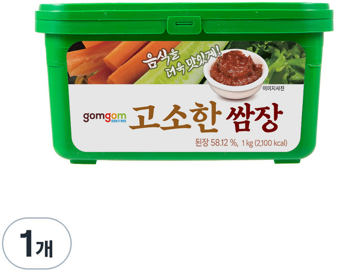 곰곰 고소한 쌈장, 1kg, 1개