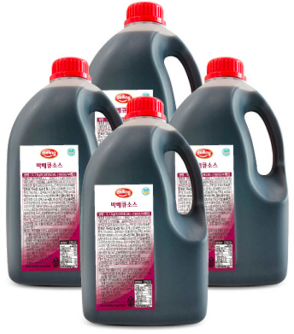 델링 바베큐소스, 3.7kg, 4개