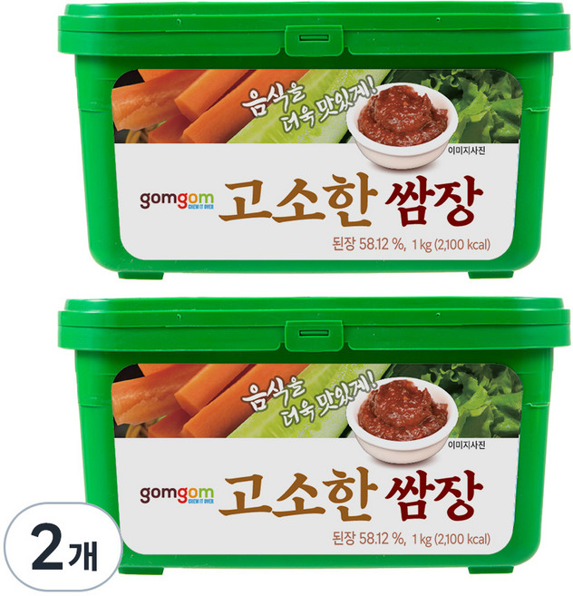곰곰 고소한 쌈장, 1kg, 2개