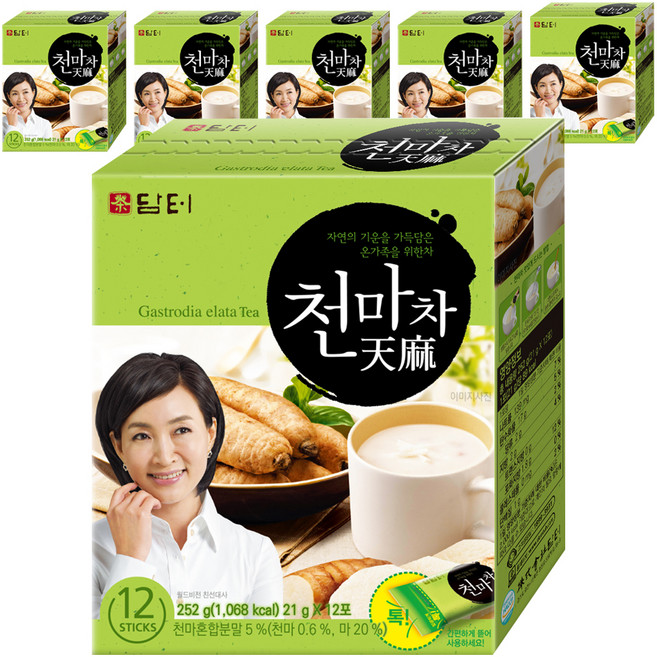 담터 천마차, 21g, 12개입, 6개