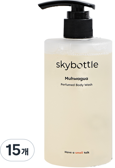 스카이보틀 퍼퓸 바디워시 무화과, 15개, 300ml