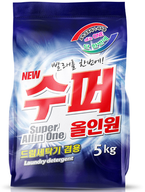 일신티엔씨 수퍼 올인원 세탁세제 리필, 5kg, 1개