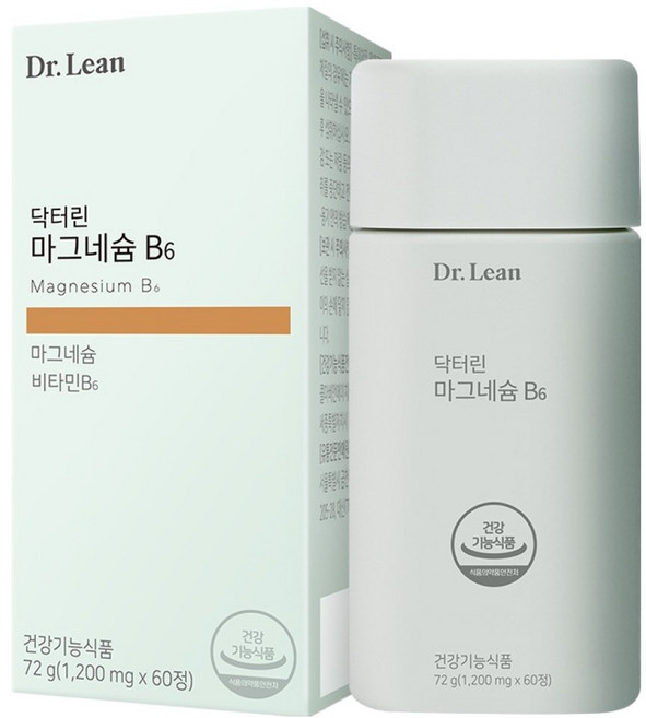 Dr.Lean 鎂 B6, 60錠, 1個