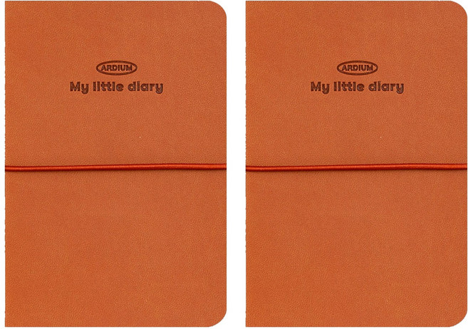 아르디움 마이 리틀 다이어리, 커피 브라운, 2개
