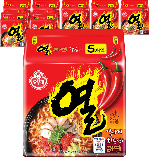 오뚜기 열라면 120g, 40개