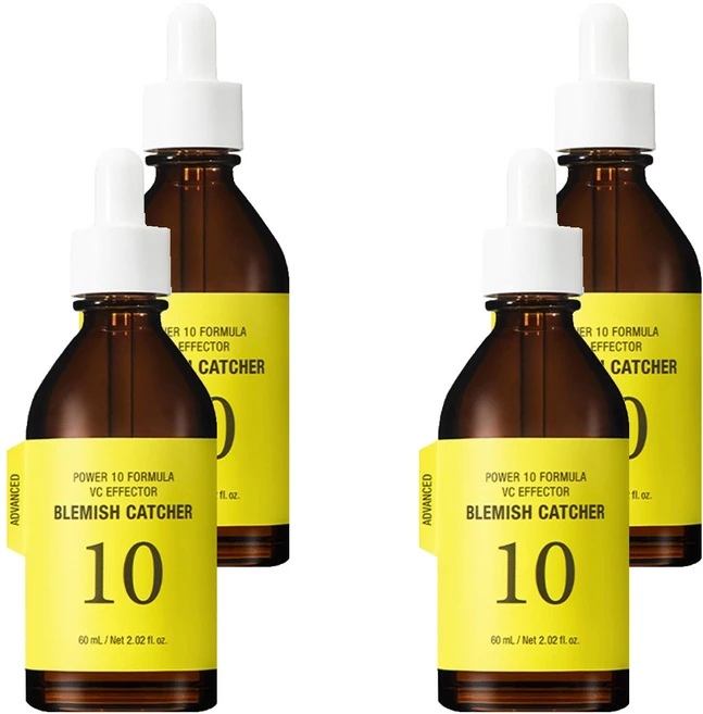잇츠스킨 파워 10 포뮬라 브이씨 이펙터 잡티케어 에센스, 60ml, 4개 - 쿠팡
