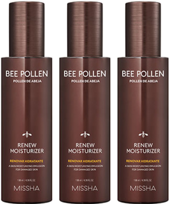 미샤 비폴렌 리뉴 모이스처라이저 로션, 130ml, 3개