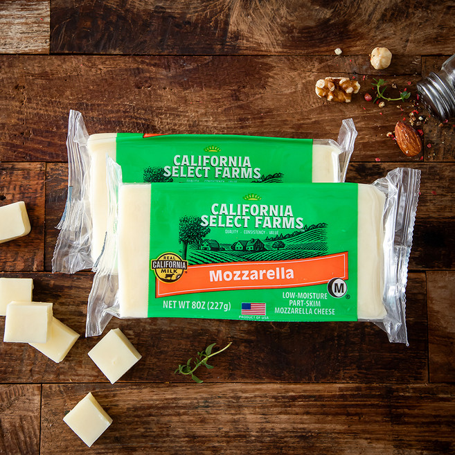 캘리포니아셀렉트팜 모짜렐라 치즈, 227g, 2개입, 1개