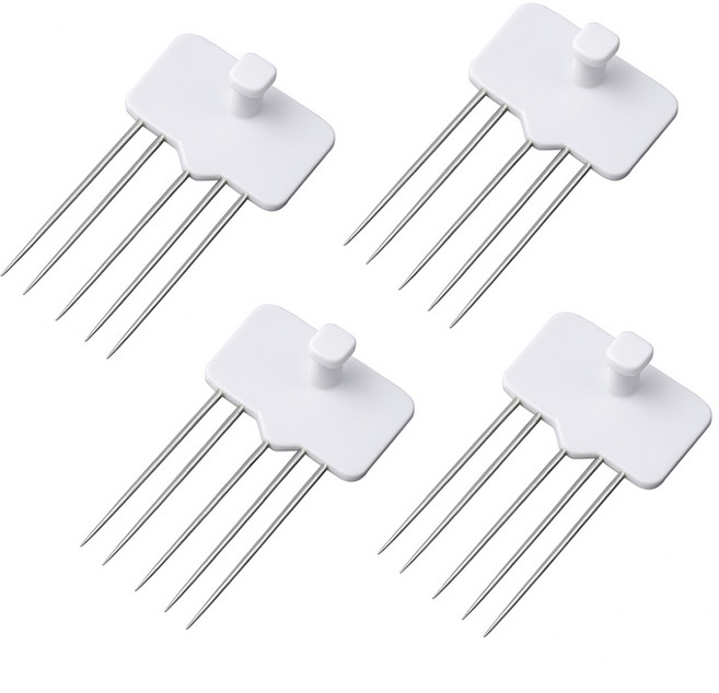 코지웰 벽지핀 걸이, 화이트, 4개