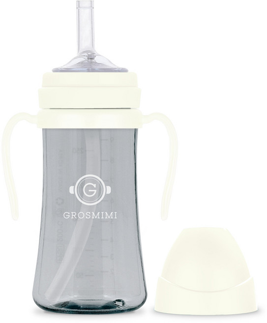 그로미미 PPSU 빨대컵, 300ml, 1개, 화이트