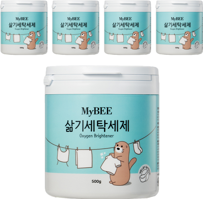 마이비 삶기세탁 유아 세제, 500g, 5개
