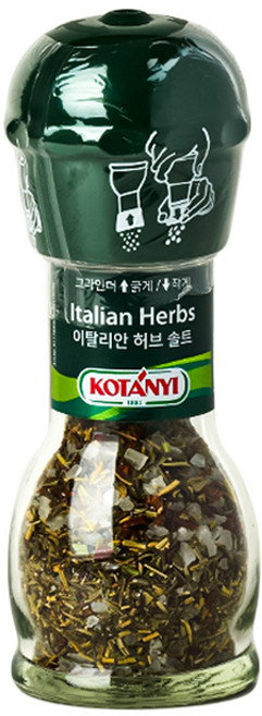 코타니 이탈리안 허브 솔트 그라인더, 37g, 1개