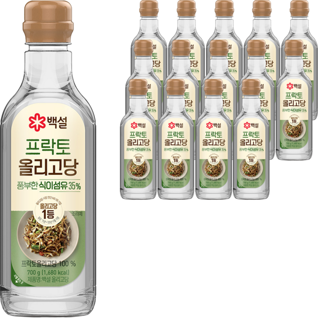 백설 올리고당, 700g, 15개