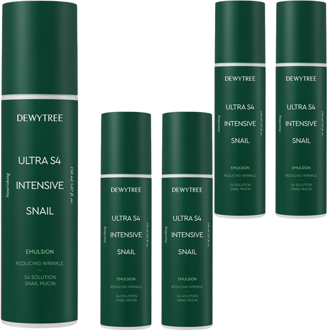 듀이트리 울트라 S4 인텐시브 스네일 에멀전, 150ml, 5개