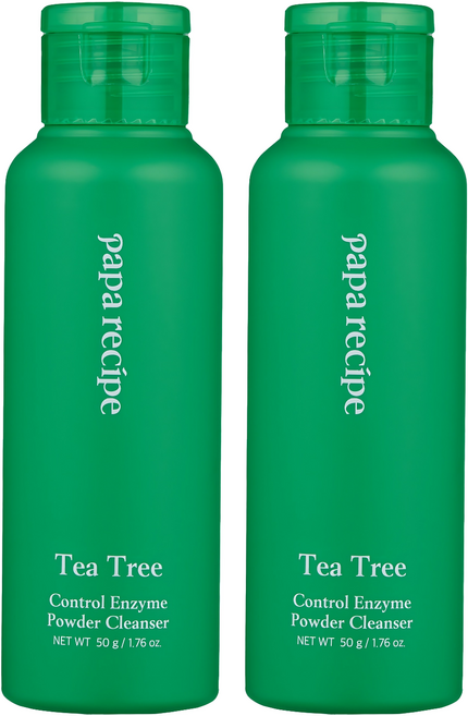 파파레서피 티트리 컨트롤 효소 파우더 클렌저, 50g, 2개