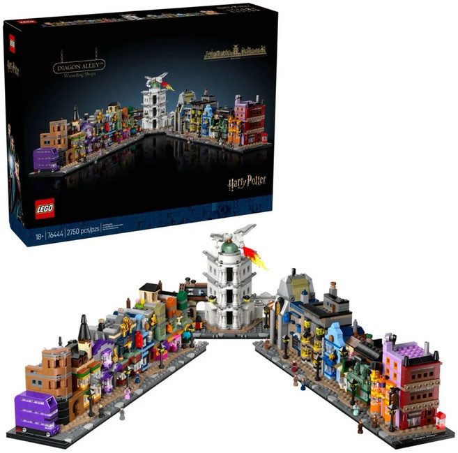 LEGO 76444 哈利波特 斜角巷 wizarding shops 1, 斜角巷 Wiza di g Shops, 1盒