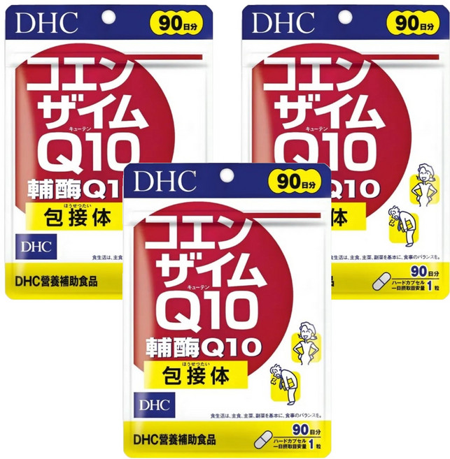 DHC 台灣公司貨 輔酶Q10 90日份, 90顆, 209mg, 3包
