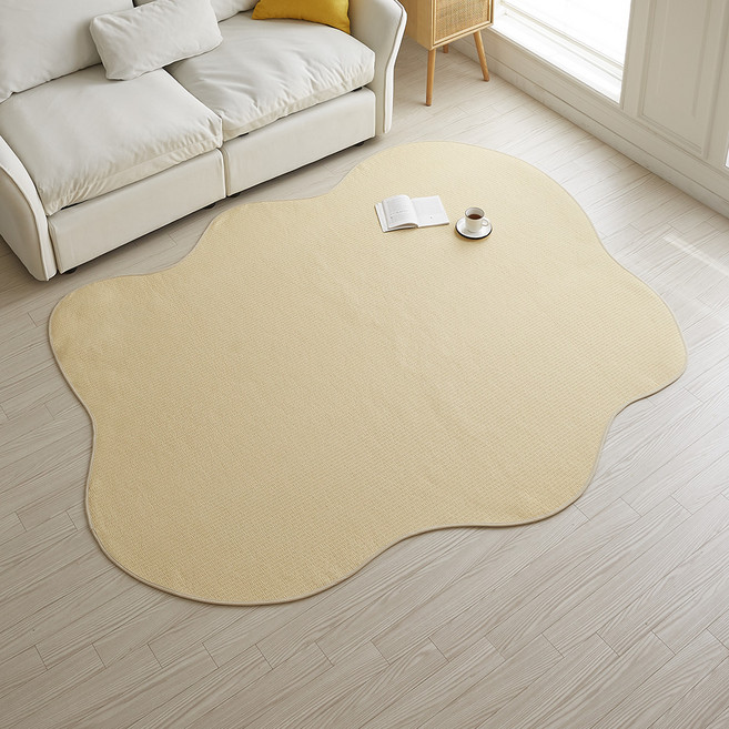 블레딕홈 로제 사계절 워셔블 시어서커 비정형 러그