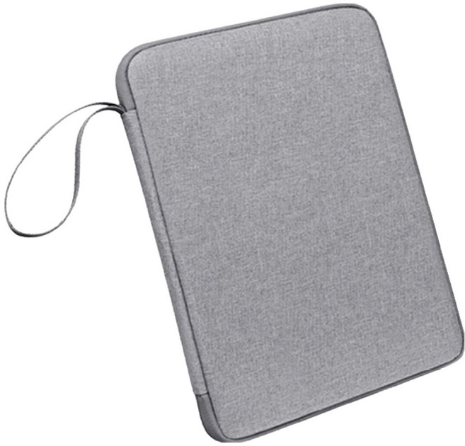 리브에잇 멀티수납 태블릿 파우치, 그레이, 1개