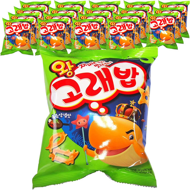 ORION 好麗友 鯨魚王脆餅, 56g, 20包