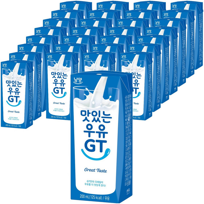 맛있는우유GT, 200ml, 48개