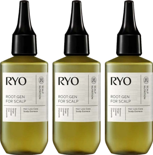 RYO 呂 ROOTGEN 強韌蘊髮頭皮精華液, 3瓶, 80ml