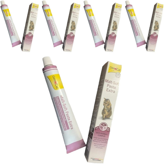 짐캣 고양이 페이스트 엑스트라 영양제, 50g, 헤어볼, 5개