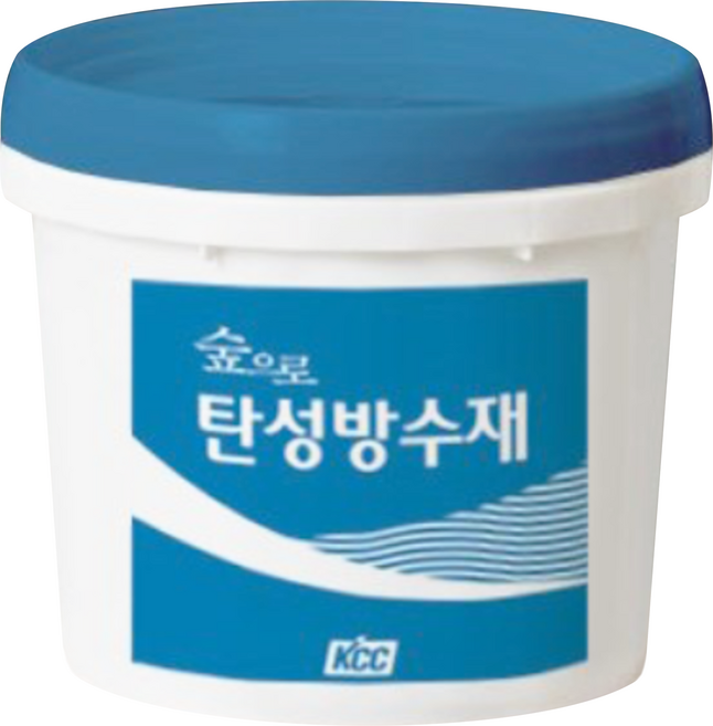 KCC숲으로 탄성방수재 페인트, 회색, 4kg, 1개