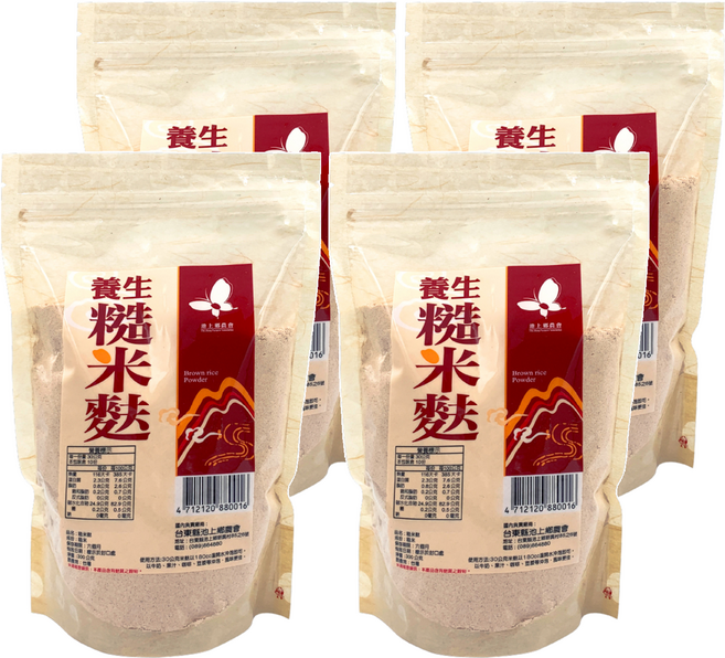 池上鄉農會 糙米麩, 4包, 300g