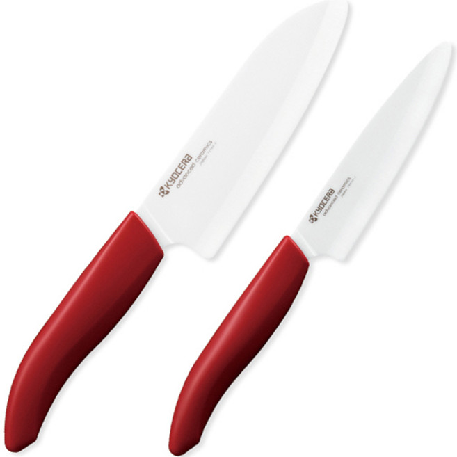 교세라 세라믹 칼 2종 세트, 1세트, 과도 RD FK-110WH + 식도 RD FK-160WH