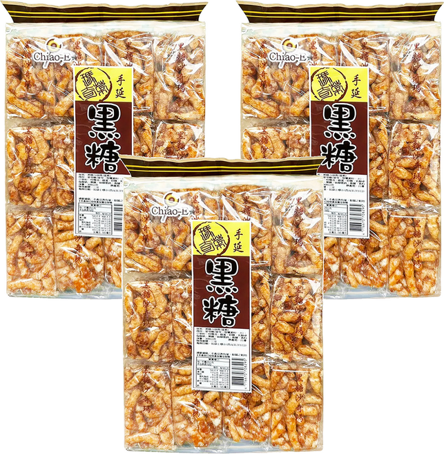 Chiao-E 巧益 黑糖沙琪瑪, 300g, 3袋