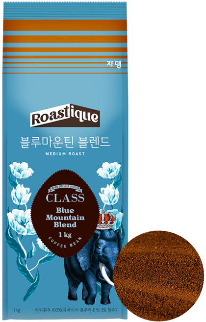 쟈뎅 클래스 블루마운틴 블렌드 원두커피, 분쇄, 1kg, 1개