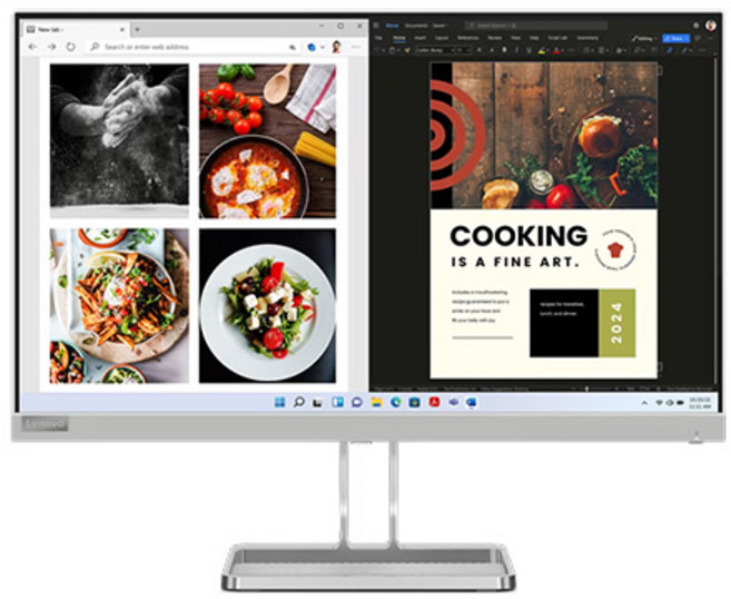 레노버 FHD IPS 와이드 모니터, 60cm, L24i-40
