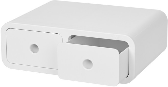 시스맥스 올리오 데스크멀티박스, 화이트, 1단