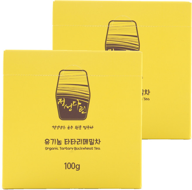 정성다린 유기농 타타리 메밀차, 100g, 1개입, 2개
