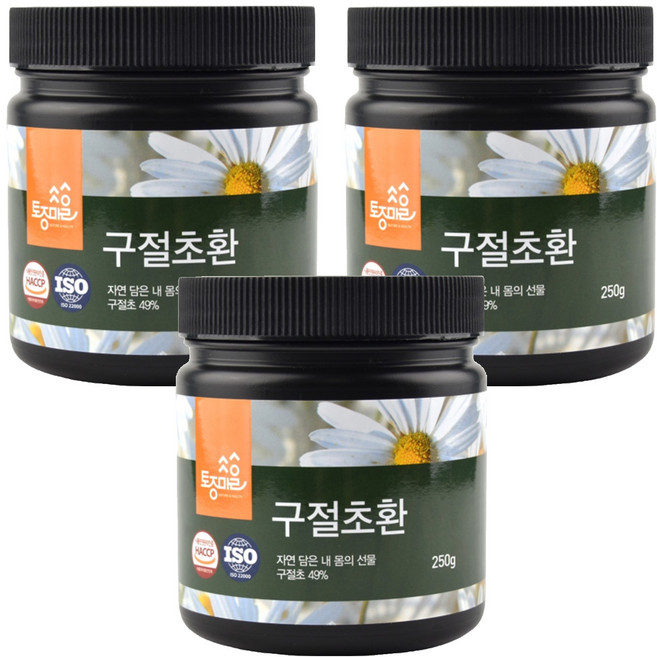 토종마을 HACCP인증 국산 구절초환, 3개, 250g