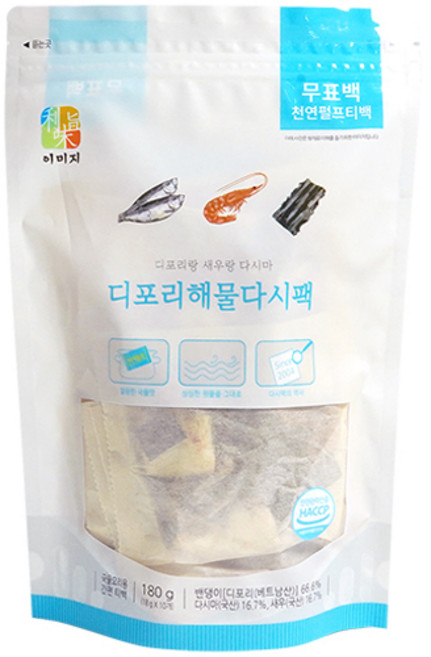 석하 진한 국물용 디포리 해물 다시팩 10p, 180g, 1개