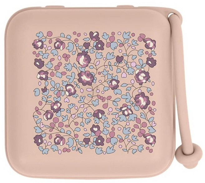 BIBS Liberty Pacifier Box 奶嘴收納盒, 腮紅色, 1個