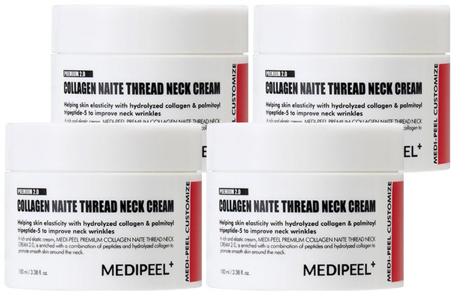 메디필 프리미엄 콜라겐 나이테 실 넥크림 2.0, 100ml, 4개