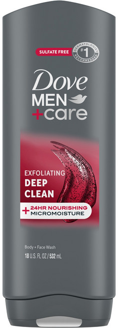 Dove 多芬 男士深層清潔洗臉沐浴露, 532ml, 1瓶