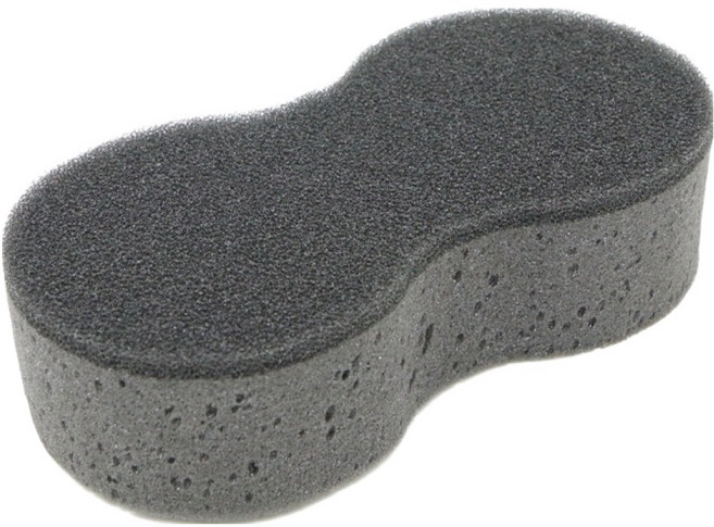 땅콩 2in1 세차 스펀지, 1개, 그레이