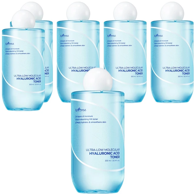 이즈앤트리 초저분자 히아루론산 토너, 300ml, 6개 - 쿠팡